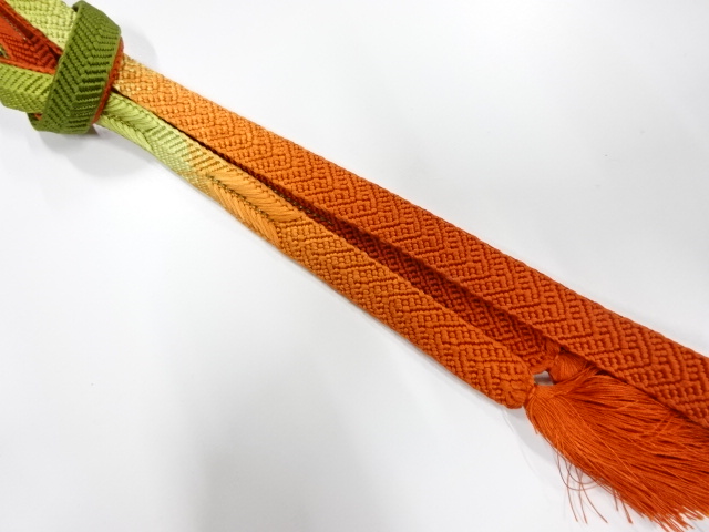 正絹　手組帯締め